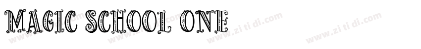Magic School One字体转换